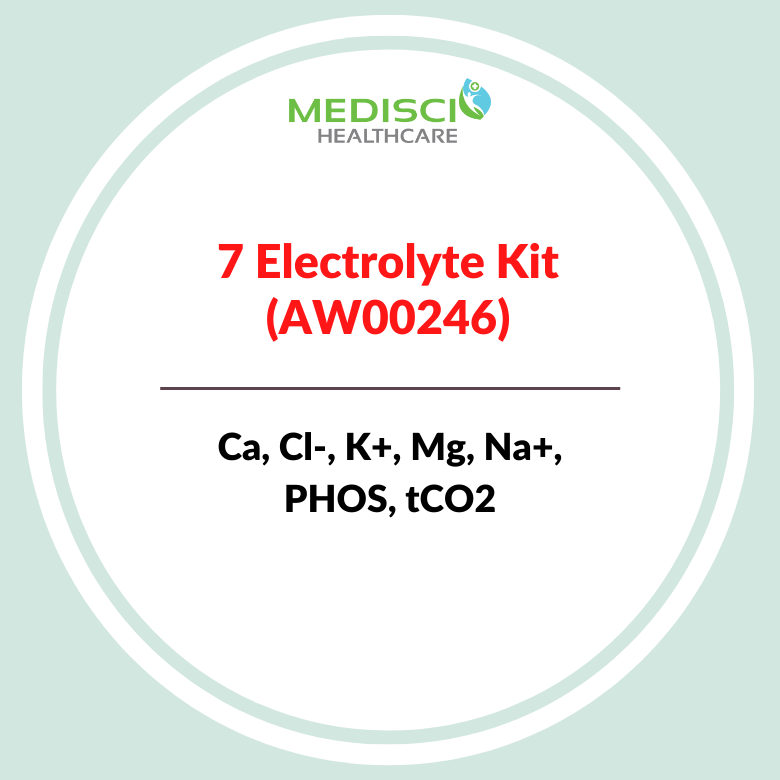แผ่นตรวจ 7 Electrolyte ที่ใช้ร่วมกับเครื่องตรวจวิเคราะห์สารเคมีในเลือดอัตโนมัติ ชนิดแห้ง (Dry Chemistry Analyzer) Seamaty รุ่น SD1